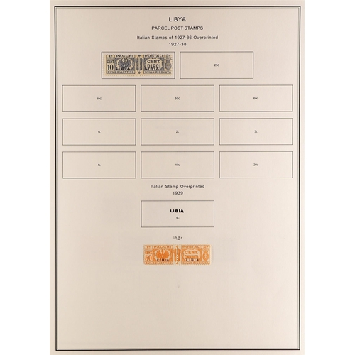 627 - ITALIAN COLONIES LIBYA 1915-1942 back of the book fine mint collection incl. 1915-23 Express complet... 