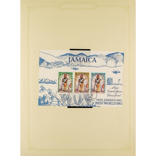 641 - JAMAICA 1962-2008 USED COLLECTION incl. 1962 Independence opt set, 1964-68 definitive set, 1969 deci... 