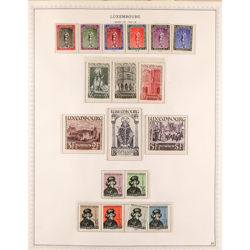 683 - LUXEMBOURG 1935-56 COLLECTION of mint or used incl. 1935, 1936, 1937, and 1938 Child Welfare sets mi... 