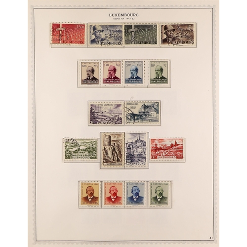 683 - LUXEMBOURG 1935-56 COLLECTION of mint or used incl. 1935, 1936, 1937, and 1938 Child Welfare sets mi... 