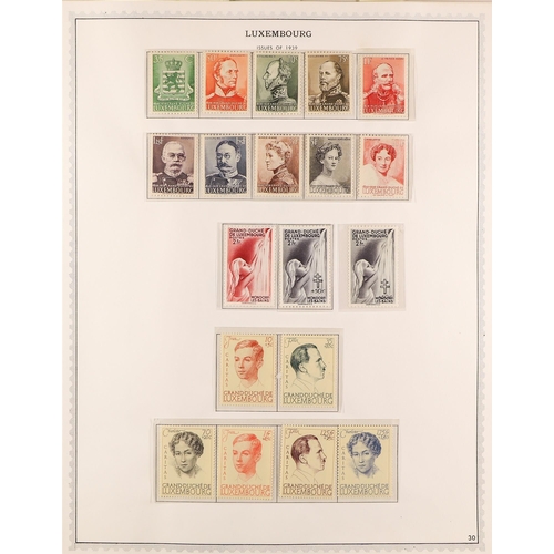 683 - LUXEMBOURG 1935-56 COLLECTION of mint or used incl. 1935, 1936, 1937, and 1938 Child Welfare sets mi... 