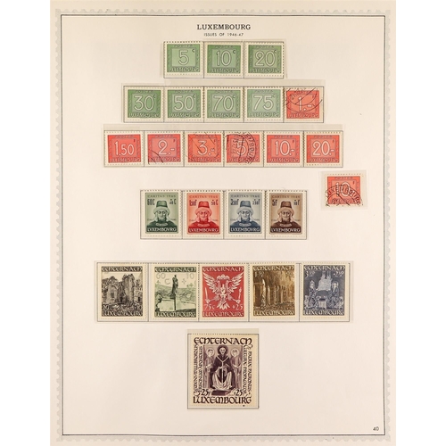 683 - LUXEMBOURG 1935-56 COLLECTION of mint or used incl. 1935, 1936, 1937, and 1938 Child Welfare sets mi... 