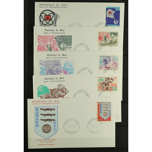 699 - MALI 1959-74 NEVER HINGED MINT COLLECTION with many complete Postage and Air sets, a range of imperf... 