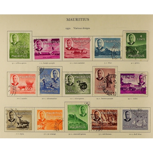 7 - COLLECTIONS & ACCUMULATIONS KING GEORGE VI CROWN ALBUM a used collection incl. stronger Aden, Austra... 