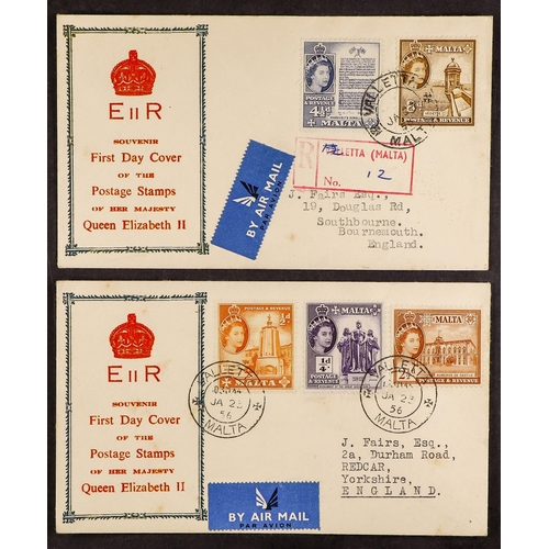 713 - MALTA 1937-1969 COVERS COLLECTION in an album, mostly illustrated First Day covers, the majority una... 