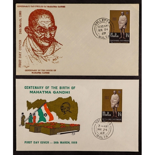 713 - MALTA 1937-1969 COVERS COLLECTION in an album, mostly illustrated First Day covers, the majority una... 