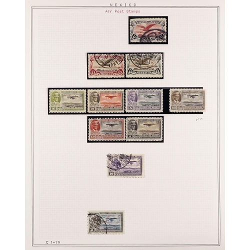 724 - MEXICO 1866-1967 COLLECTION mint, never hinged & used with many sets, Air Post, miniature sheets, no... 