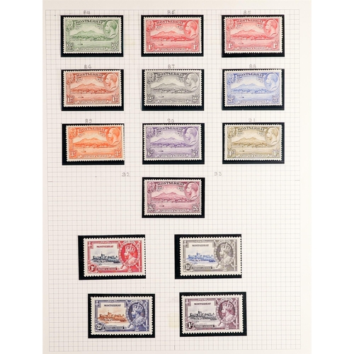 734 - MONTSERRAT 1914-35 MINT COLLECTION incl. 1914 5s red and green, 1916 set, 1922 set with shades, 1932... 