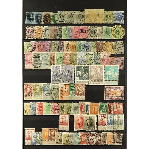 74 - COLLECTIONS & ACCUMULATIONS WORLD RANGES IN 12 STOCKBOOKS with some earlier, mint and used, some min... 