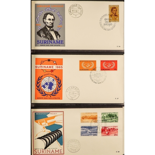 748 - NETHERLAND COLONIES COLONIES A small box filled with stamps & covers from Suriname, Curacao & Antill... 