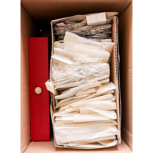 75 - COLLECTIONS & ACCUMULATIONS OLD APPROVAL DEALERS STOCK IN SEVEN BOXES untouched for decades, with ma... 