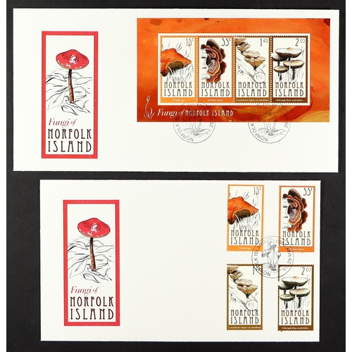 777 - NORFOLK IS. 1994-2012 FIRST DAY COVERS collection of all different illustrated unaddressed covers in... 