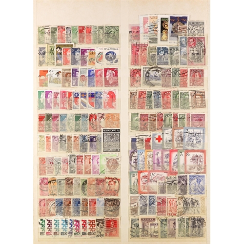 78 - COLLECTIONS & ACCUMULATIONS ALL WORLD ASSORTMENT IN 15 LARGE STOCKBOOKS some sparse, other well fill... 