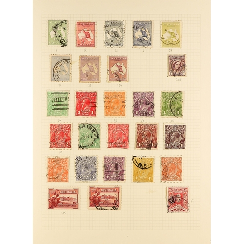 79 - COLLECTIONS & ACCUMULATIONS BRITISH COMMONWEALTH collection in a Simplex album, mainly used A-Z incl... 