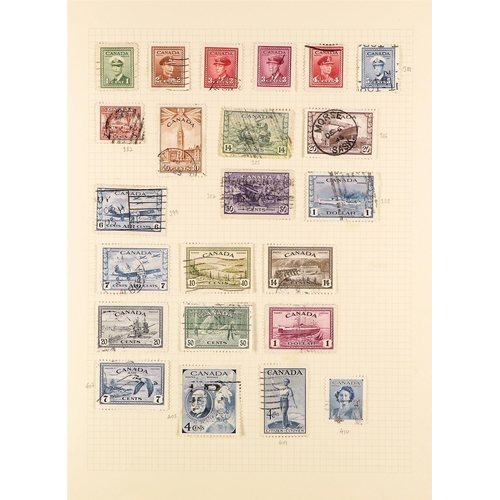 79 - COLLECTIONS & ACCUMULATIONS BRITISH COMMONWEALTH collection in a Simplex album, mainly used A-Z incl... 