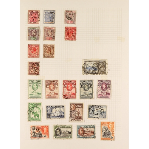 79 - COLLECTIONS & ACCUMULATIONS BRITISH COMMONWEALTH collection in a Simplex album, mainly used A-Z incl... 