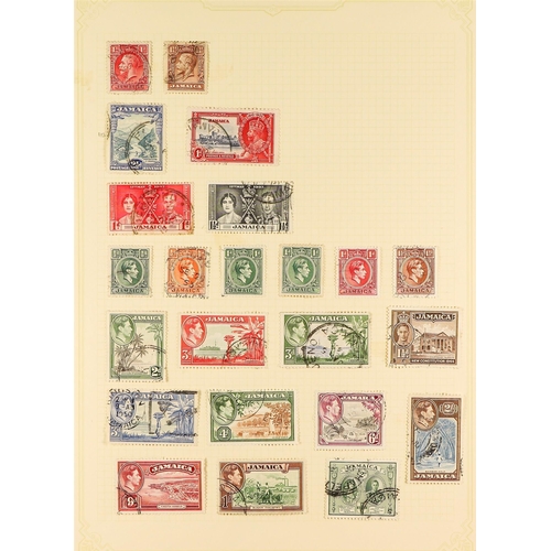 79 - COLLECTIONS & ACCUMULATIONS BRITISH COMMONWEALTH collection in a Simplex album, mainly used A-Z incl... 