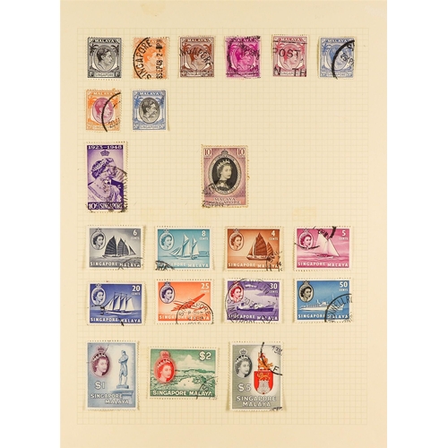 79 - COLLECTIONS & ACCUMULATIONS BRITISH COMMONWEALTH collection in a Simplex album, mainly used A-Z incl... 