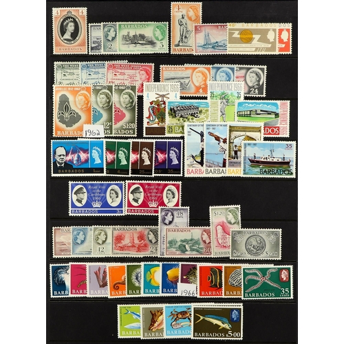 8 - COLLECTIONS & ACCUMULATIONS BRITISH COMMONWEALTH a highly useful mint assembly on Hagner pages, with... 