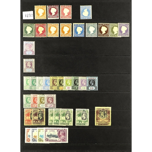 8 - COLLECTIONS & ACCUMULATIONS BRITISH COMMONWEALTH a highly useful mint assembly on Hagner pages, with... 