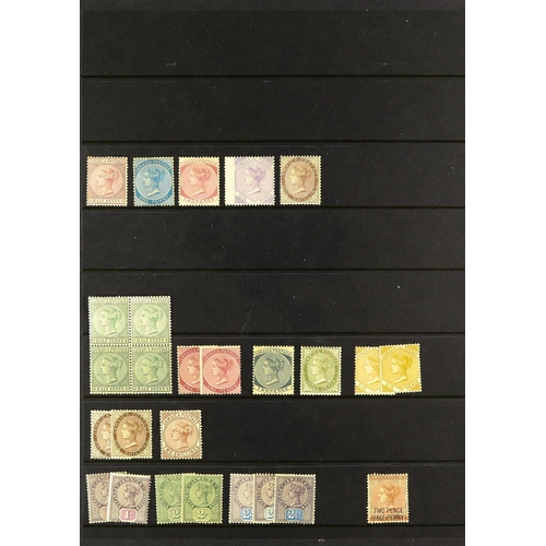 8 - COLLECTIONS & ACCUMULATIONS BRITISH COMMONWEALTH a highly useful mint assembly on Hagner pages, with... 