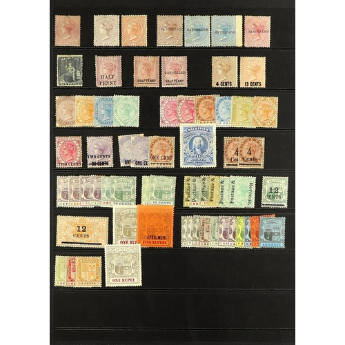 8 - COLLECTIONS & ACCUMULATIONS BRITISH COMMONWEALTH a highly useful mint assembly on Hagner pages, with... 