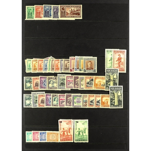 8 - COLLECTIONS & ACCUMULATIONS BRITISH COMMONWEALTH a highly useful mint assembly on Hagner pages, with... 