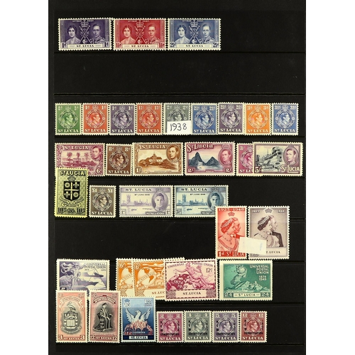 8 - COLLECTIONS & ACCUMULATIONS BRITISH COMMONWEALTH a highly useful mint assembly on Hagner pages, with... 