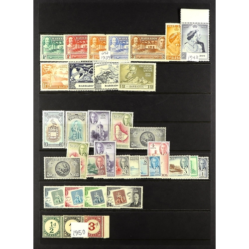 8 - COLLECTIONS & ACCUMULATIONS BRITISH COMMONWEALTH a highly useful mint assembly on Hagner pages, with... 