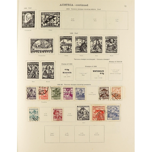 81 - COLLECTIONS & ACCUMULATIONS PAIR OF  S.G. NEW IDEAL ALBUMS for Foreign countries to 1936, with a gen... 