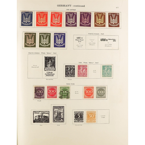 81 - COLLECTIONS & ACCUMULATIONS PAIR OF  S.G. NEW IDEAL ALBUMS for Foreign countries to 1936, with a gen... 