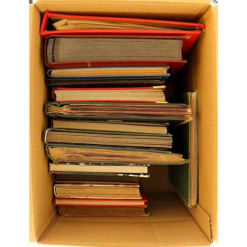 91 - COLLECTIONS & ACCUMULATIONS ALL WORLD ACCUMULATION IN ALBUMS & STOCKBOOKS contained in three boxes, ... 