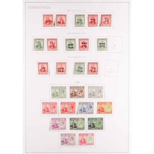 939 - TRINIDAD & TOBAGO 1885-1935 MINT COLLECTION incl. Trinidad Postage Due 1885 set, 1913-23 set to 5s w... 