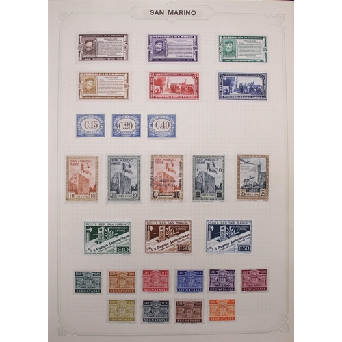 94 - COLLECTIONS & ACCUMULATIONS EUROPE SOUTH mint & used (mostly used) collection of 20th Century issues... 