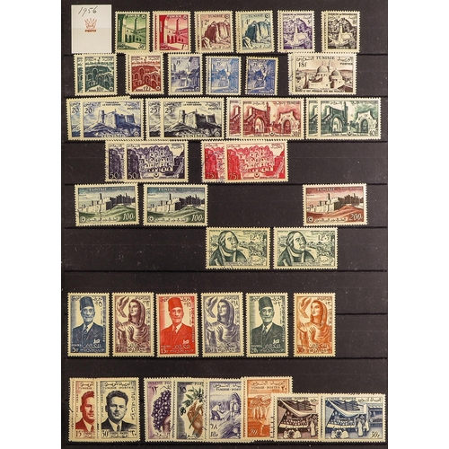 941 - TUNISIA 1957-96 MINT & USED COLLECTION with many complete sets, sometimes both mint & used, miniatur... 