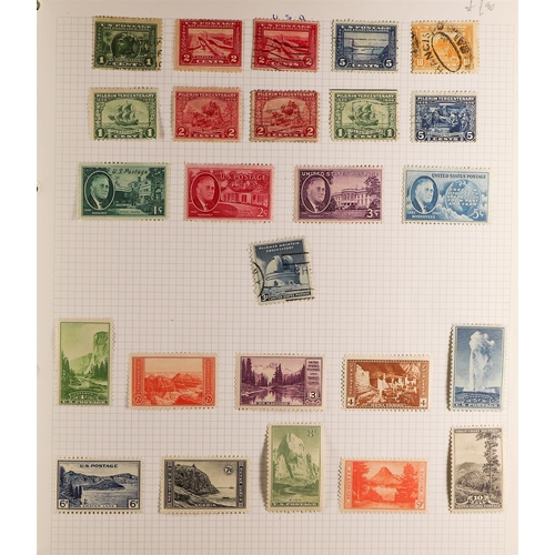 953 - UNITED STATES 1880's-2000's a mint (some never hinged) and used collection in an album, useful earli... 