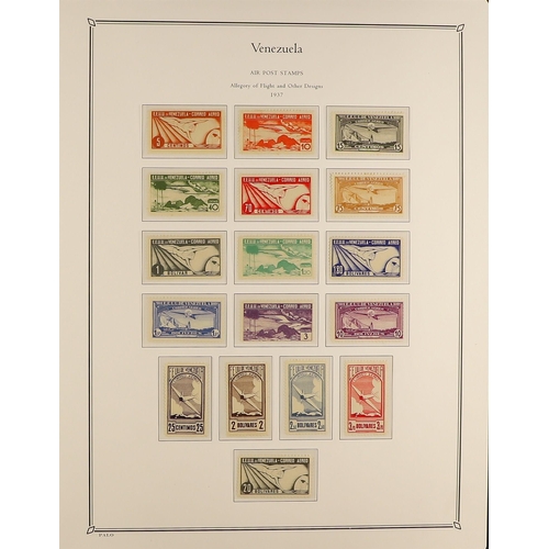 960 - VENEZUELA 1910-50 MINT COLLECTION housed in a hingeless printed album, with some sets never hinged. ... 