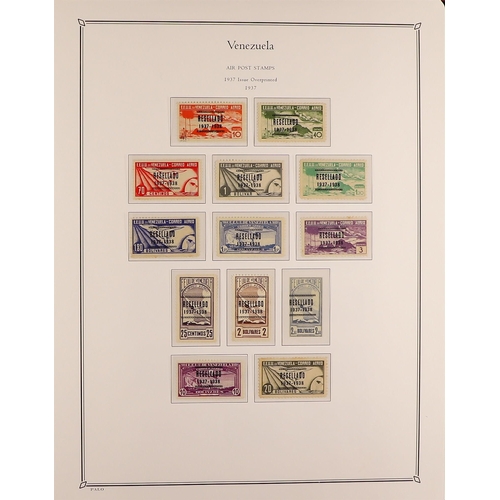 960 - VENEZUELA 1910-50 MINT COLLECTION housed in a hingeless printed album, with some sets never hinged. ... 