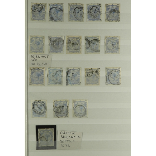 967 - GREAT BRITAIN 1840-1935 HIGHLY CATALOGUED COLLECTION from 1840 1d blacks (16, of which 7 have four m... 