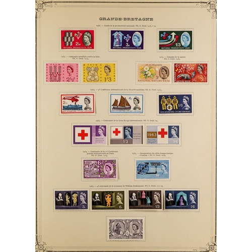 972 - GREAT BRITAIN 1841-1990's MINT & USED COLLECTION Presented on Yvert printed or generic album pages. ... 