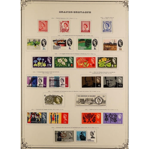 972 - GREAT BRITAIN 1841-1990's MINT & USED COLLECTION Presented on Yvert printed or generic album pages. ... 