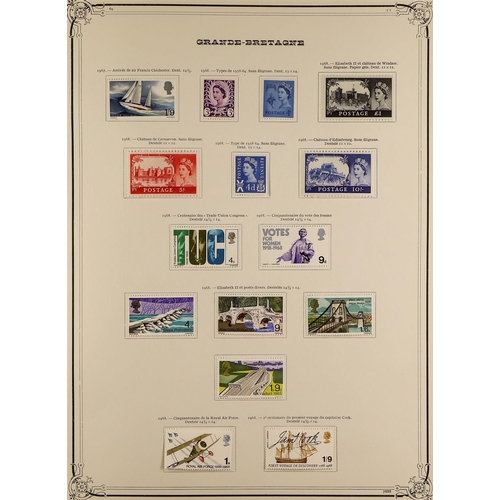 972 - GREAT BRITAIN 1841-1990's MINT & USED COLLECTION Presented on Yvert printed or generic album pages. ... 