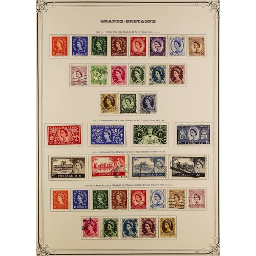 972 - GREAT BRITAIN 1841-1990's MINT & USED COLLECTION Presented on Yvert printed or generic album pages. ... 