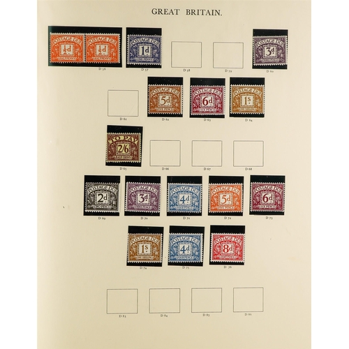 974 - GREAT BRITAIN 1840 - 1970 sparse collection in Windsor album. Used to KGV and mint with NHM thereaft... 