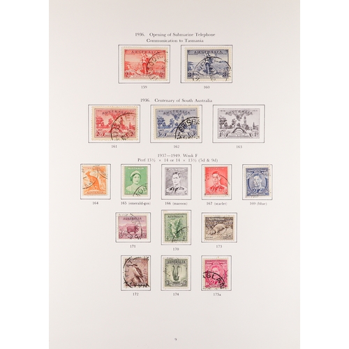 165 - AUSTRALIA 1913-90 USED ACCUMULATION in stockbooks and albums, incl. Roos (100+ stamps) to 2s, many K... 