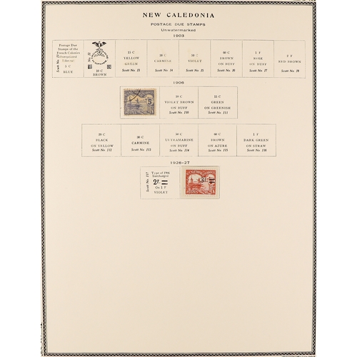 445 - FRENCH COLONIES NEW CALEDONIA 1905-49 a mainly fine used collection in an album, incl. 1905-07 set, ... 