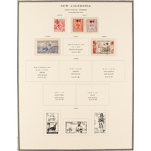 445 - FRENCH COLONIES NEW CALEDONIA 1905-49 a mainly fine used collection in an album, incl. 1905-07 set, ... 