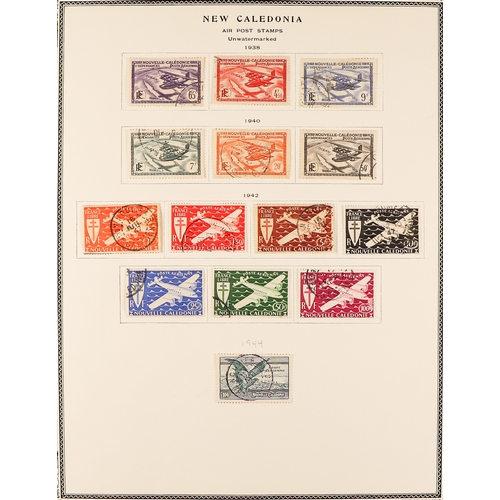 445 - FRENCH COLONIES NEW CALEDONIA 1905-49 a mainly fine used collection in an album, incl. 1905-07 set, ... 