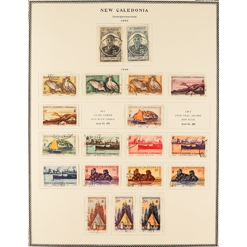 445 - FRENCH COLONIES NEW CALEDONIA 1905-49 a mainly fine used collection in an album, incl. 1905-07 set, ... 