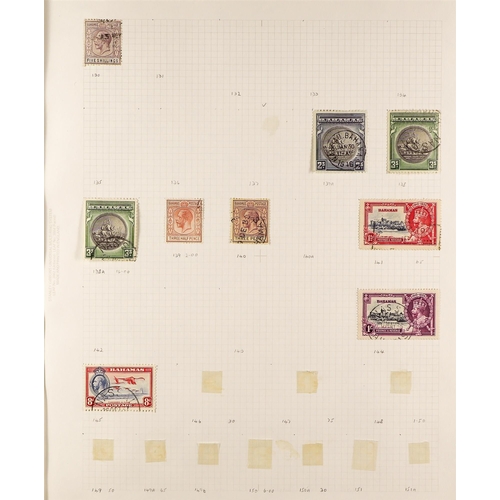 117 - BAHAMAS 1862-1935 USED COLLECTION incl. 1862 1d perf 11½,12, 1863-77 perf 12½ to 4d (x2) & perf 14 v... 